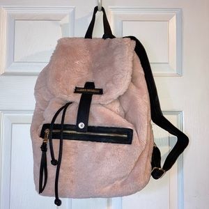 Steve Madden Soft Fleece Backpack